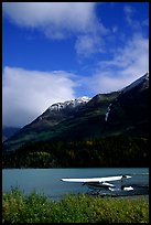 Floatplane in Lower Summit Lake. Alaska, USA