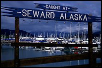 Seward harbor. Seward, Alaska, USA (color)