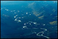 Aerial view of South Fork Koyokuk River. Alaska, USA ( color)