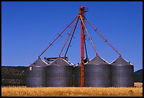 Agricultural silos. California, USA ( color)