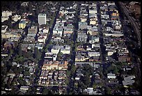 Aerial view of downtown. Palo Alto,  California, USA (color)