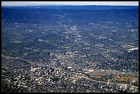 Aerial view of downtown. San Jose, California, USA (color)