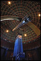 Telescope and Dome, Lick Observatory. San Jose, California, USA (color)