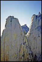 Granite spires, the Needles,  Giant Sequoia National Monument. California, USA (color)