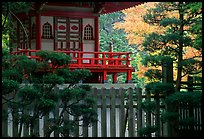 Pagoda in Japanese Garden. San Francisco, California, USA (color)