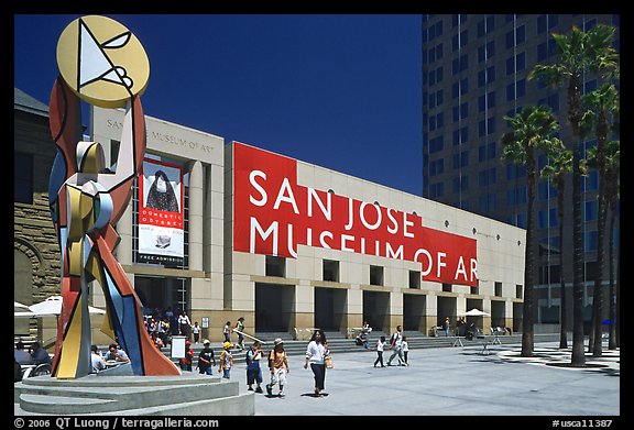 San Jose Museum of Art, new wing. San Jose, California, USA (color)