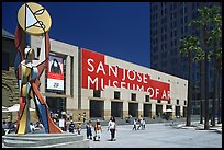 San Jose Museum of Art, new wing. San Jose, California, USA (color)