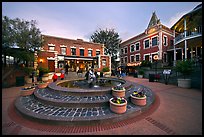 Ghirardelli Square at dusk. San Francisco, California, USA (color)