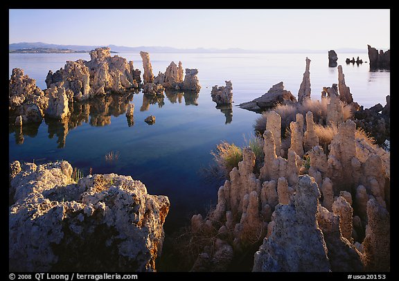 Tufa formations, South Tufa area, early morning. Mono Lake, California, USA