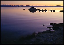 Tufa towers at sunrise. Mono Lake, California, USA