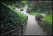 Alley in Japanese Friendship Garden. San Jose, California, USA