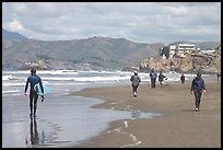 Beach near the Cliff House. San Francisco, California, USA ( color)