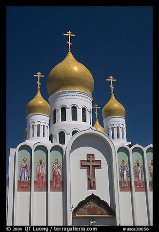 Holy Virgin Russian Cathedral. San Francisco, California, USA (color)