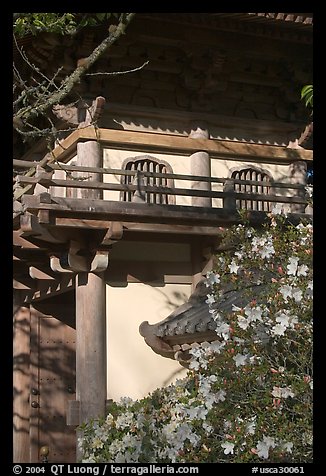 Entrance of Japanese Garden, Golden Gate Park. San Francisco, California, USA