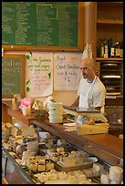 The Cheese Board, famous cheese cooperative. Berkeley, California, USA ( color)