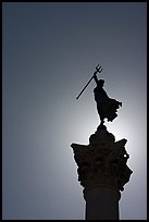 Memorial statue celebrating Admiral Dewey's victory over the Spanish Navy during the Spanish-American War. San Francisco, California, USA