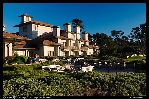 Spanish Bay Inn, Pebble Beach. Pebble Beach, California, USA (color)