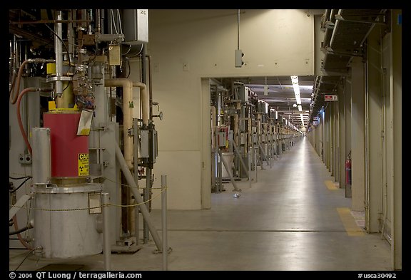 Klystrons, Stanford Linear Accelerator. Stanford University, California, USA