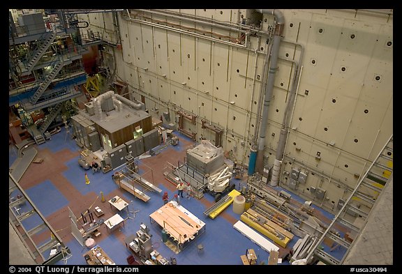 Detector room, Stanford Linear Accelerator. Stanford University, California, USA (color)