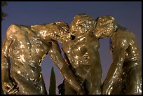 Detail of Rodin sculpture in the Rodin sculpture garden. Stanford University, California, USA
