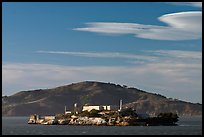 Alcatraz Island, late afternoon. San Francisco, California, USA (color)
