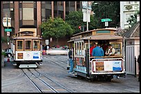 Cable car terminus. San Francisco, California, USA (color)