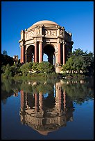 Rotonda of the Palace of Fine Arts, morning. San Francisco, California, USA