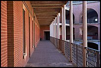 Gallery in Fort Point National Historical Site. San Francisco, California, USA