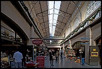 Marketplace in the Ferry building. San Francisco, California, USA (color)