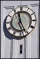 Big clock on the Ferry building. San Francisco, California, USA ( color)