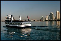 Ferry departing Coronado. San Diego, California, USA
