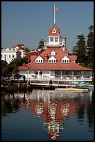 Boathouse restaurant, Coronado. San Diego, California, USA (color)