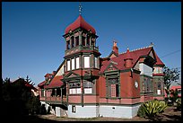 Victorian style Villa Montenzuma. San Diego, California, USA