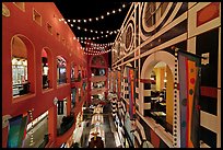 Horton Plaza shopping center, designed by Jon Jerde. San Diego, California, USA