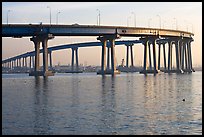 Span of the Bay Bridge, Coronado. San Diego, California, USA (color)