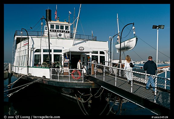 The Berkeley, a 1898 steam ferryboat that operated for 60 years in the SF Bay, Maritime Museum. San Diego, California, USA (color)