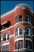 Keating building, Gaslamp quarter. San Diego, California, USA (color)