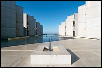 Salk Institute, designed by Louis Kahn. La Jolla, San Diego, California, USA