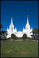 Church of Jesus-Christ of Latter-Day Saints, San Diego California temple. San Diego, California, USA (color)