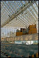 16000-pipe organ inside the Crystal Cathedral. Garden Grove, Orange County, California, USA