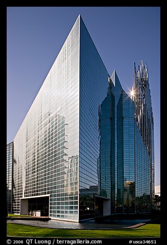 Crystal Cathedral, afternoon. Garden Grove, Orange County, California, USA