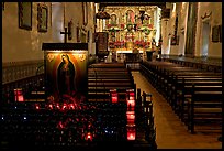 Serra Chapel, the only remaining  church where Fr Serra said mass. San Juan Capistrano, Orange County, California, USA