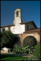 Bell tower. San Juan Capistrano, Orange County, California, USA (color)