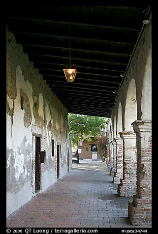 South Wind Corridor. San Juan Capistrano, Orange County, California, USA (color)