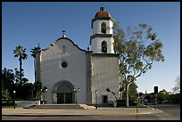Mission basilica. San Juan Capistrano, Orange County, California, USA (color)