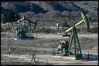 San Ardo Oil field. California, USA ( color)