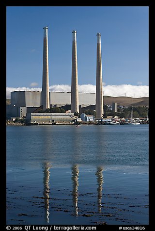 Duke Energy power plant. Morro Bay, USA (color)