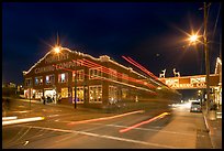 Cannery row at night. Monterey, California, USA