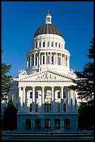 State Capitol of California, late afternoon. Sacramento, California, USA (color)