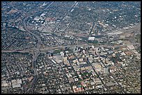 Aerial view of downtown. San Jose, California, USA